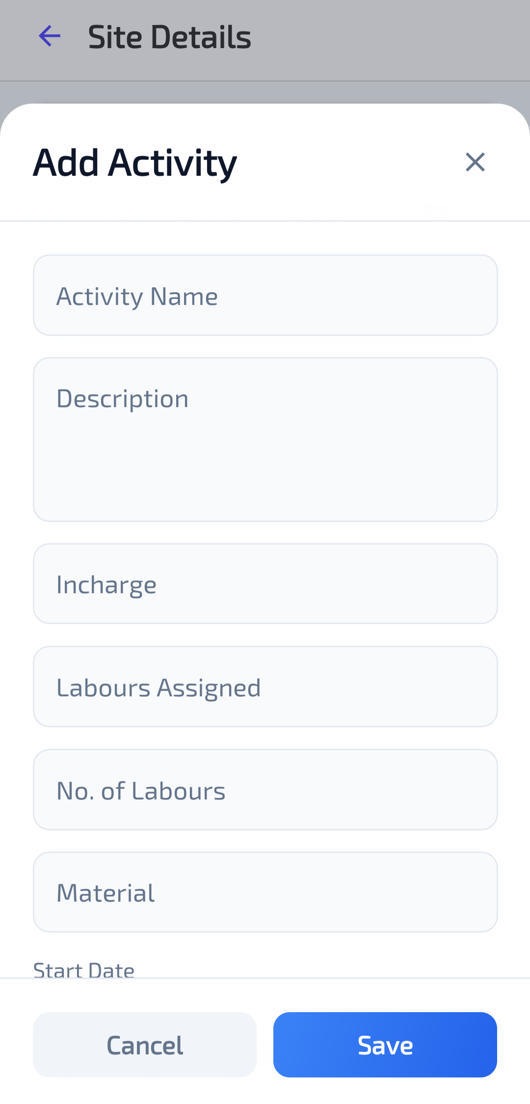 Activity Management